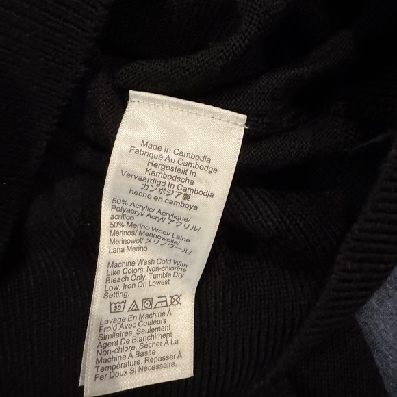 J. Crew Men's Merino Wool-Blend Quarter-Zip Sweater - Size Small - Picture 3 of 3